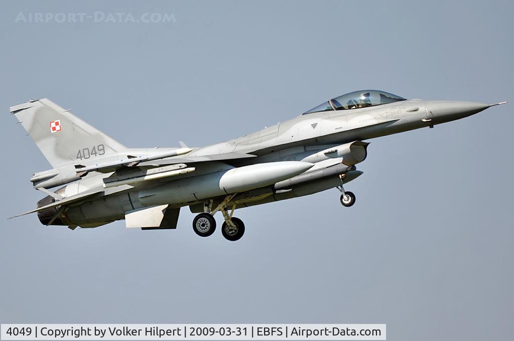 4049, Lockheed Martin F-16CJ Fighting Falcon C/N JC-10, F-16 at Florennes TLP 03-09