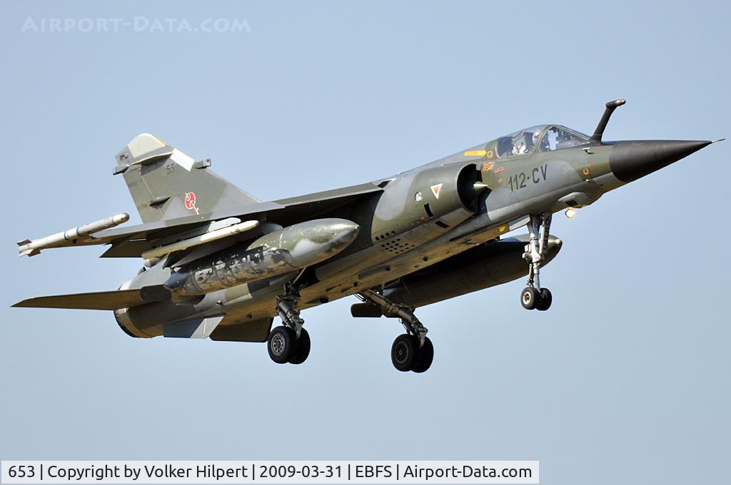 653, Dassault Mirage F.1CR C/N 653, Mirage F.1 at Florennes TLP 03-09