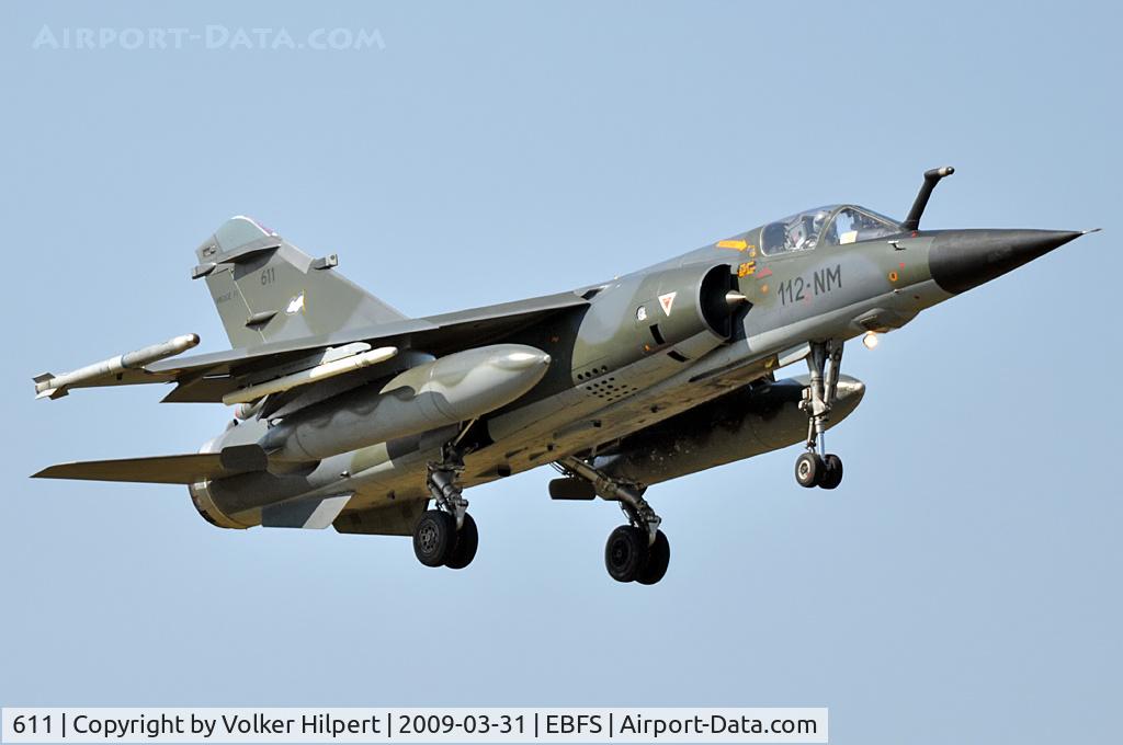 611, Dassault Mirage F.1CR C/N 611, Mirage F.1 at Florennes TLP 03-09
