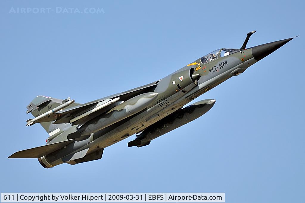 611, Dassault Mirage F.1CR C/N 611, Mirage F.1 at Florennes TLP 03-09