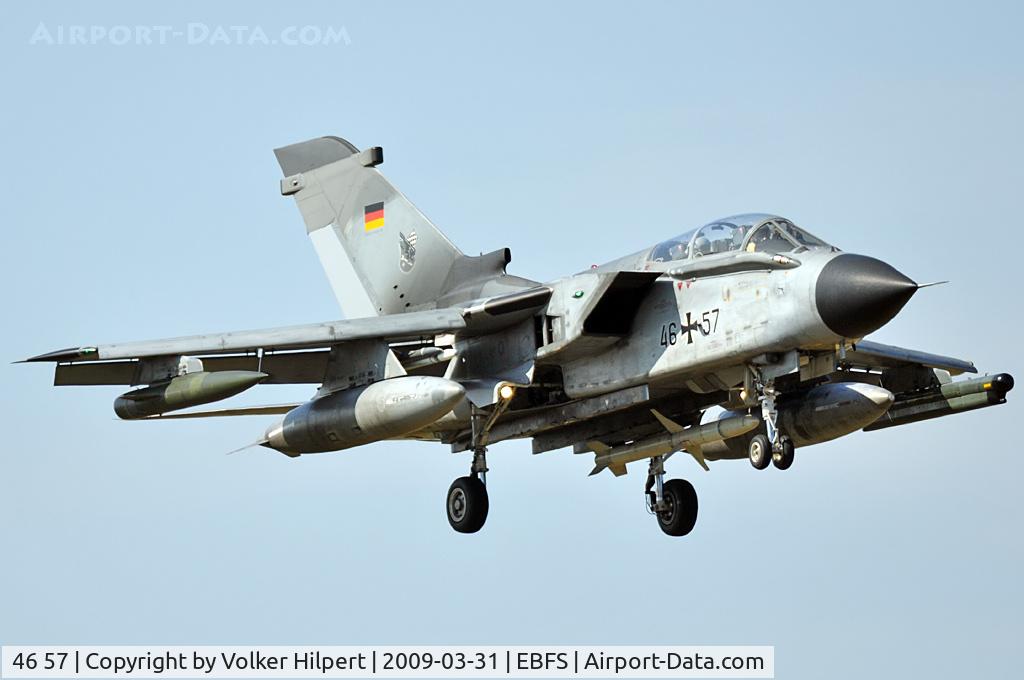 46 57, Panavia Tornado ECR C/N 906/GS290/4357, Tornado at Florennes TLP 03-09