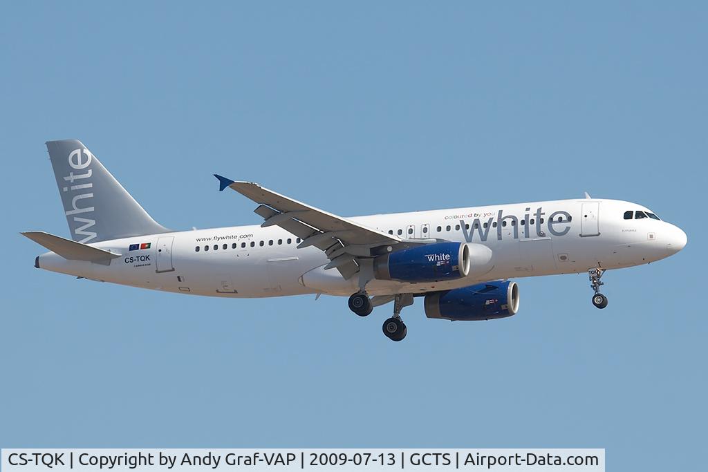 CS-TQK, 2004 Airbus A320-232 C/N 2204, WHITE A320