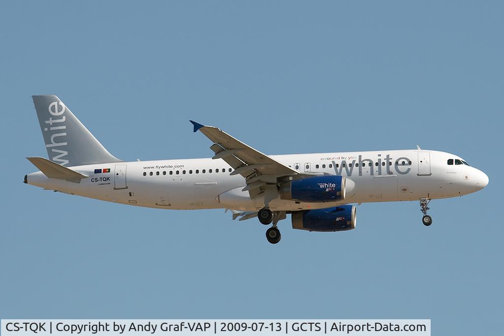 CS-TQK, 2004 Airbus A320-232 C/N 2204, WHITE A320