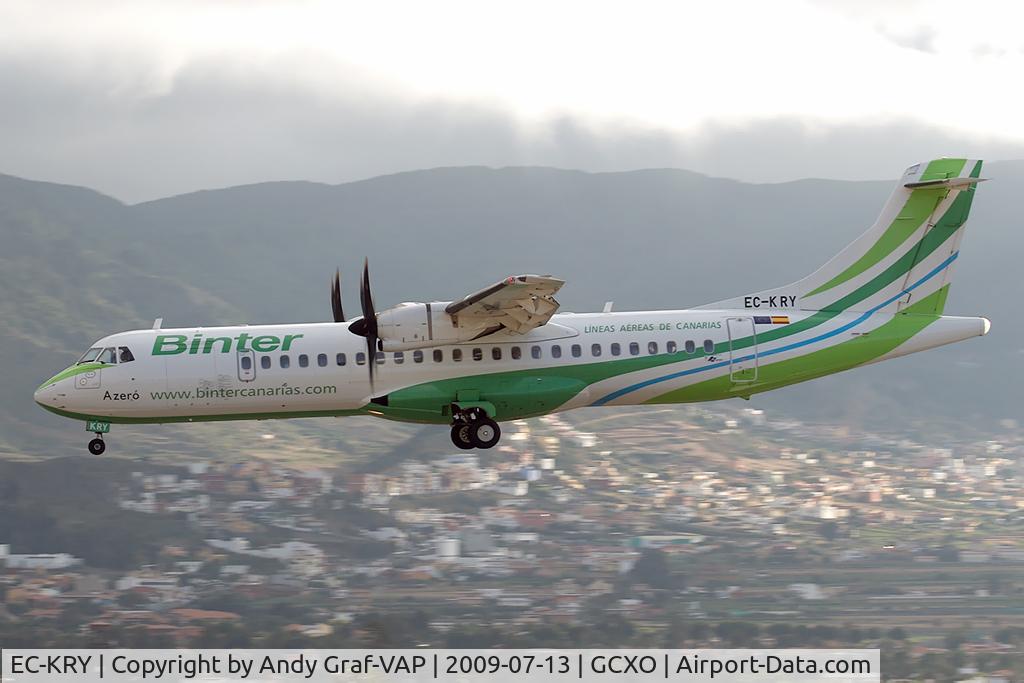 EC-KRY, 2008 ATR 72-212A C/N 795, Binter Canarias ATR72