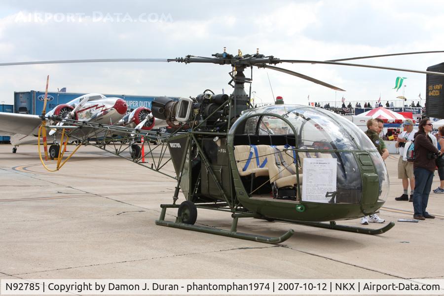 N92785, 1959 Aérospatiale SE-3130 Alouette II C/N 1236, 2007 Miramar Airshow