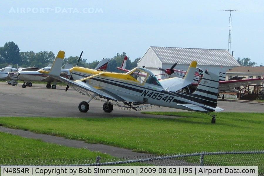 N4854R, 1975 Cessna A188B C/N 18802373T, On the ramp at Kenton, Ohio.