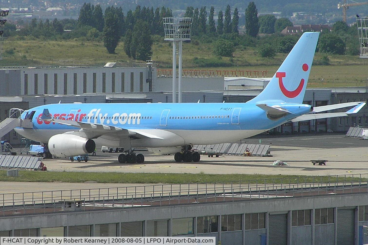 F-HCAT, 1999 Airbus A330-243 C/N 285, Corsair on remote stand