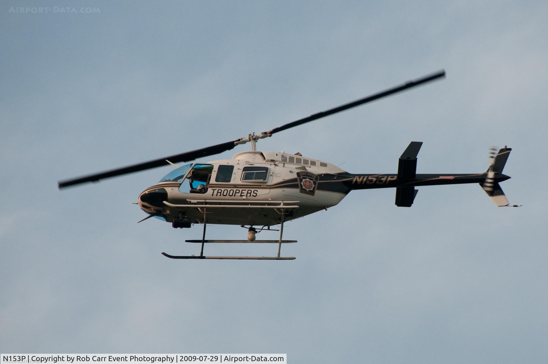 N153P, 1989 Bell 206L-3 LongRanger III C/N 51296, State Police Helicopter in Flight