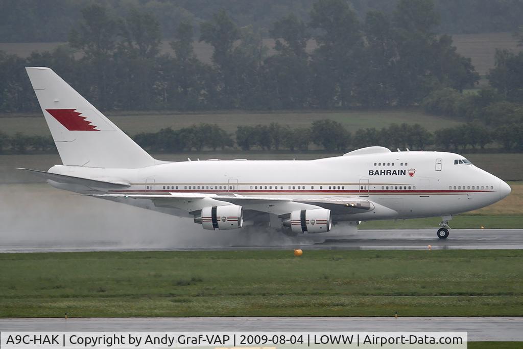 A9C-HAK, 1987 Boeing 747SP-Z5 C/N 23610/676, Goverment of Bahrain 747SP