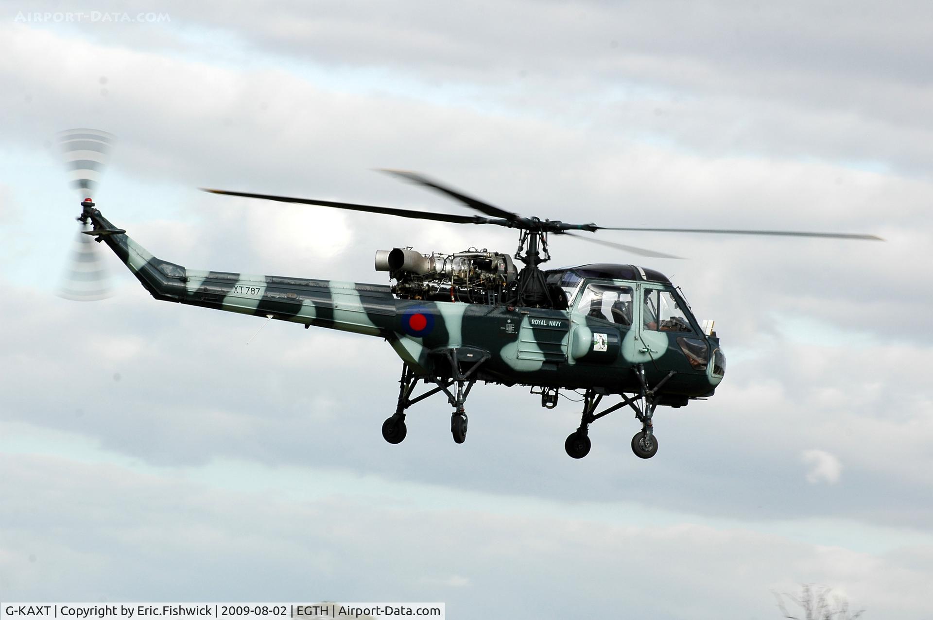 G-KAXT, 1967 Westland Wasp HAS.1 C/N F9669, 4. XT787 at the Shuttleworth Military Pagent air Display Aug 09