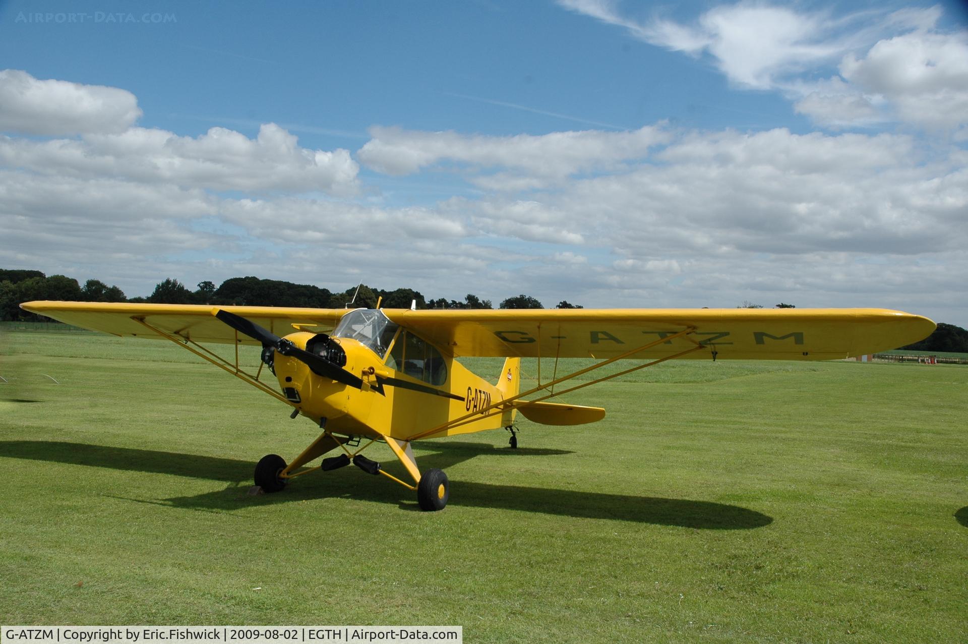 G-ATZM, 1946 Piper J3C (Mod) Cub C/N 20868, G-ATZM at Shuttleworth Military Pagent Air Display Aug 09