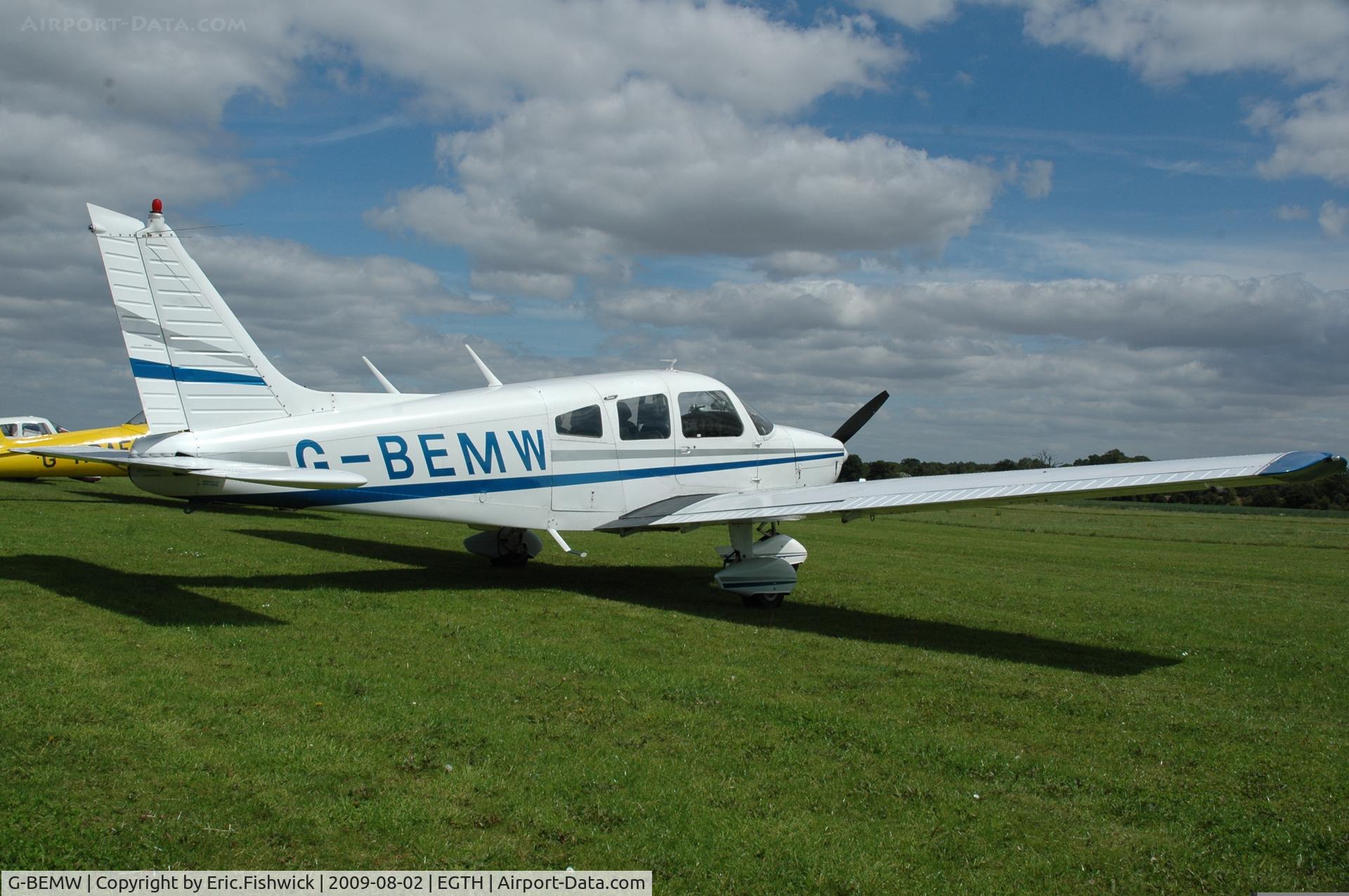 G-BEMW, 1976 Piper PA-28-181 Cherokee Archer II C/N 28-7790243, G-BEMW at the Shuttleworth Military Pagent air Display Aug 09