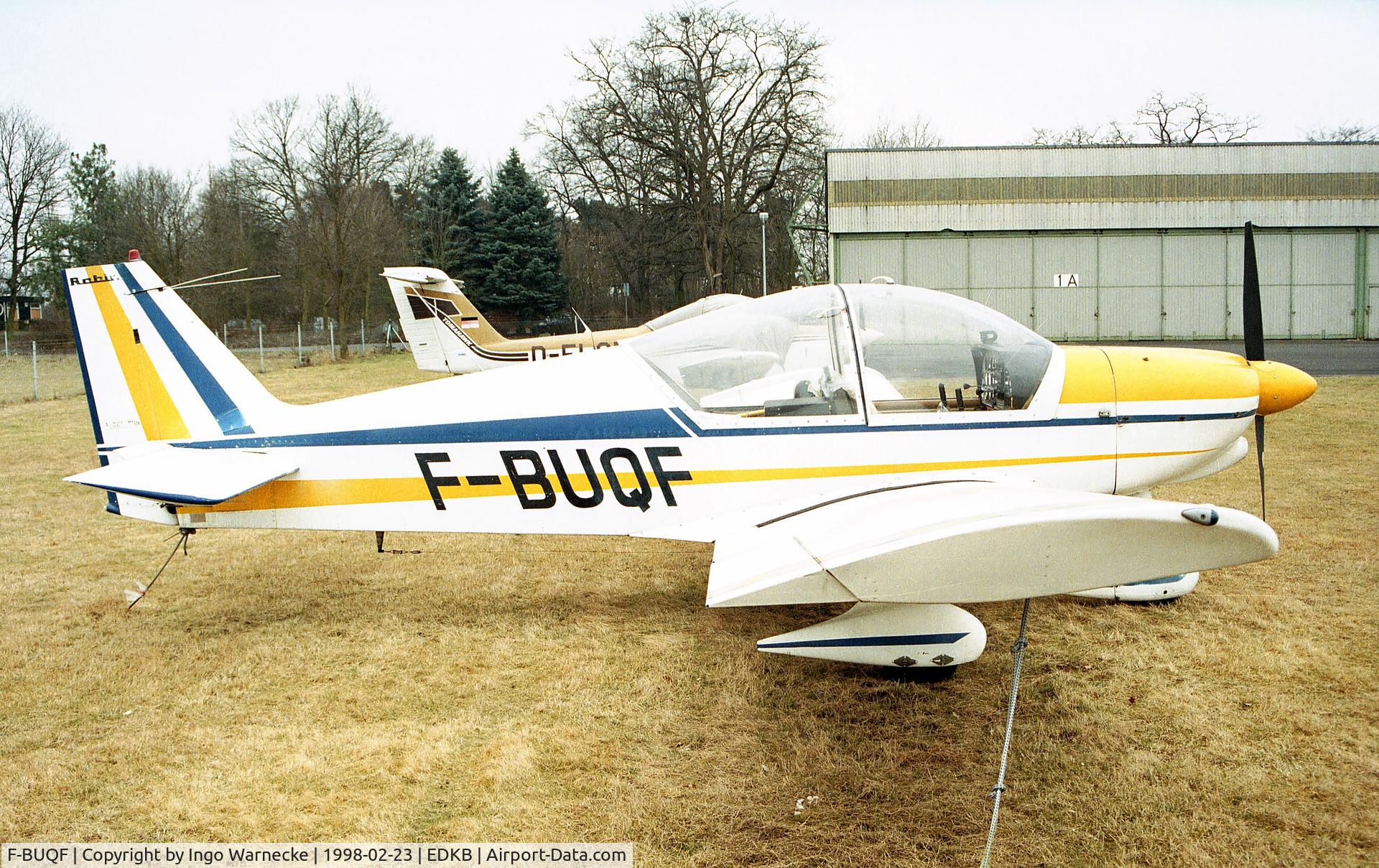 F-BUQF, Robin HR-200-120B C/N 04, Robin HR.200-120B at Bonn-Hangelar airfield
