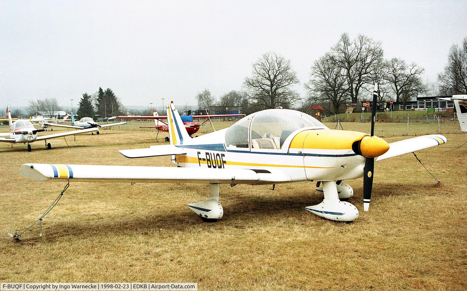 F-BUQF, Robin HR-200-120B C/N 04, Robin HR.200-120B at Bonn-Hangelar airfield