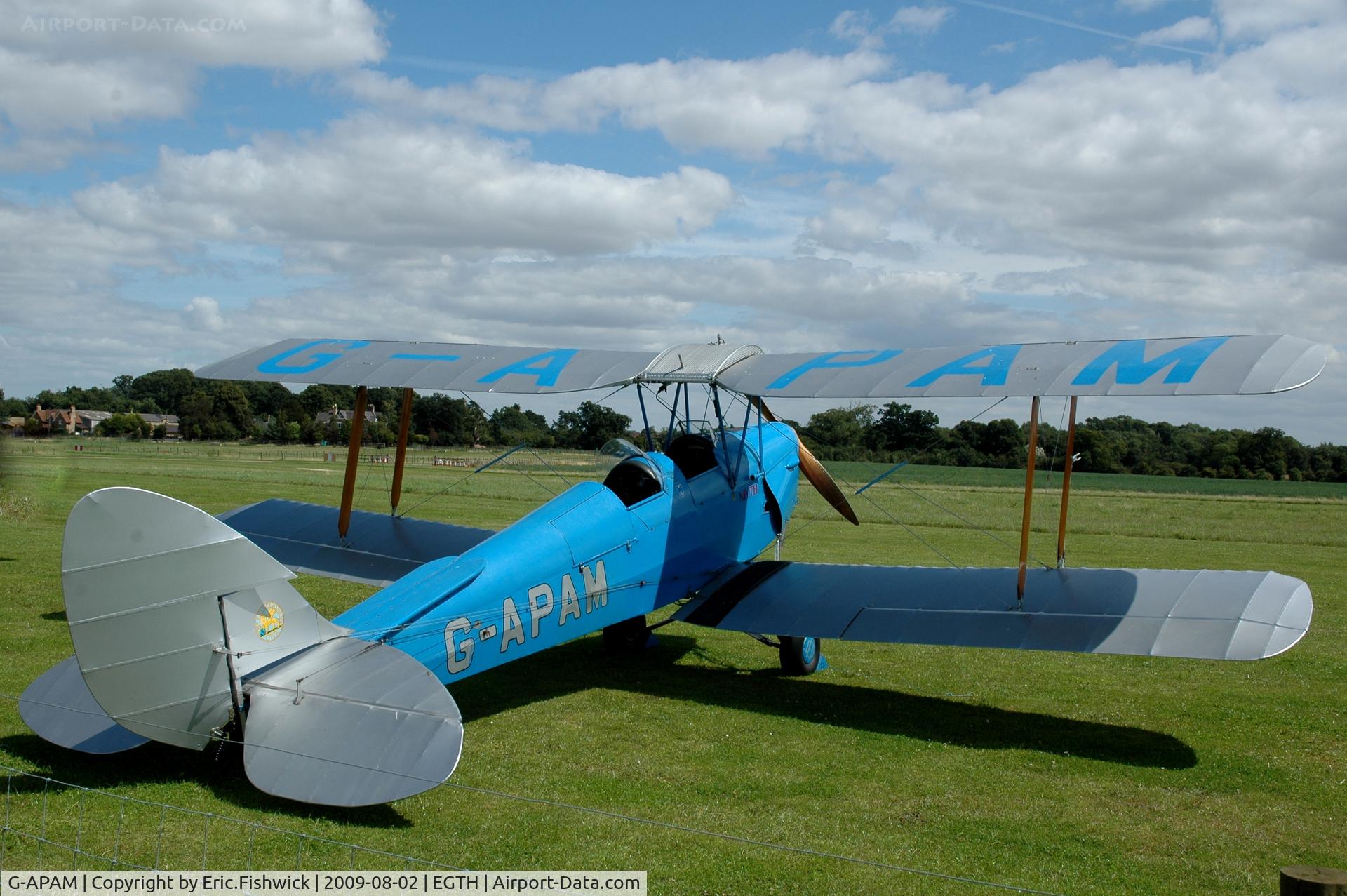 G-APAM, 1939 De Havilland DH-82A Tiger Moth II C/N 3874, G-APAM at Shuttleworth Military Pagent Air Display Aug 09