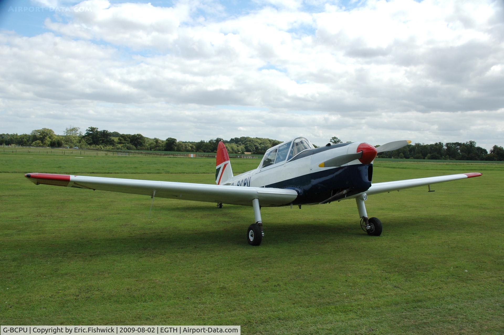 G-BCPU, 1953 De Havilland DHC-1 Chipmunk T.10 C/N C1/0839, G-BCPU at the Shuttleworth Military Pagent air Display July 09