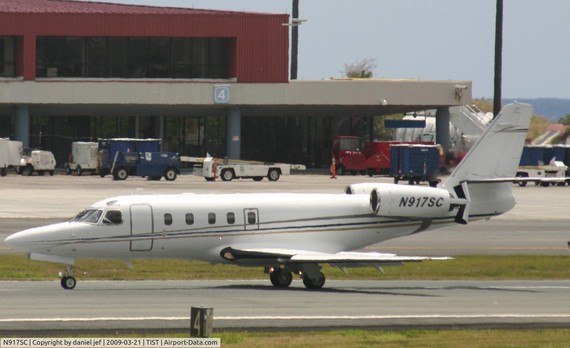 N917SC, 1987 Israel Aircraft Industries IAI-1125 Westwind Astra C/N 020, landing at tist