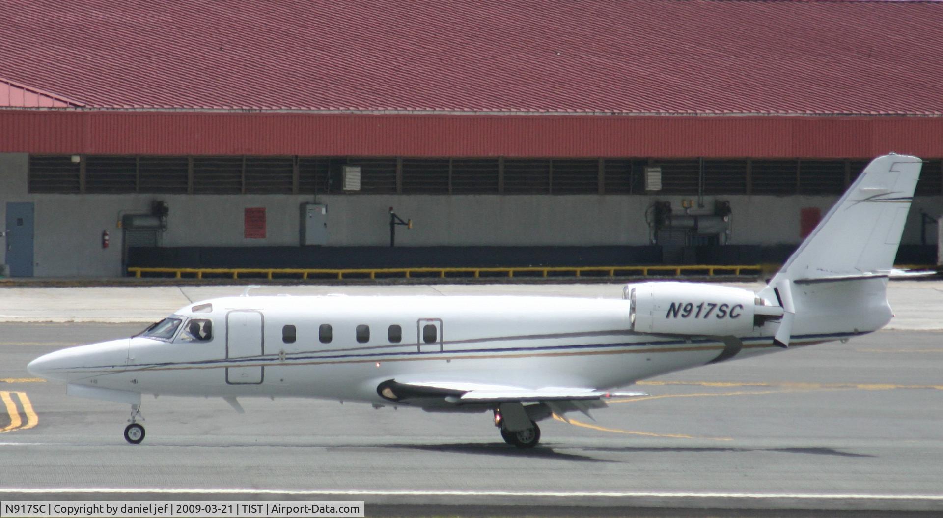 N917SC, 1987 Israel Aircraft Industries IAI-1125 Westwind Astra C/N 020, landing at tist