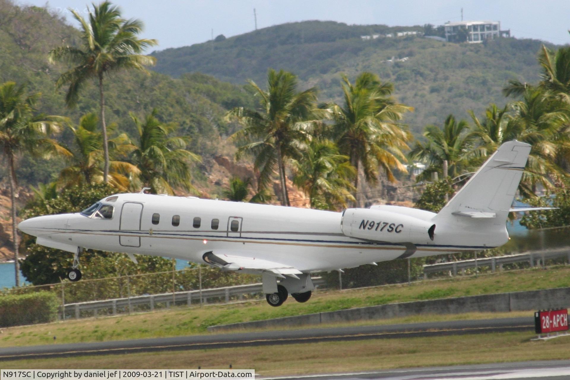 N917SC, 1987 Israel Aircraft Industries IAI-1125 Westwind Astra C/N 020, taking of from tist