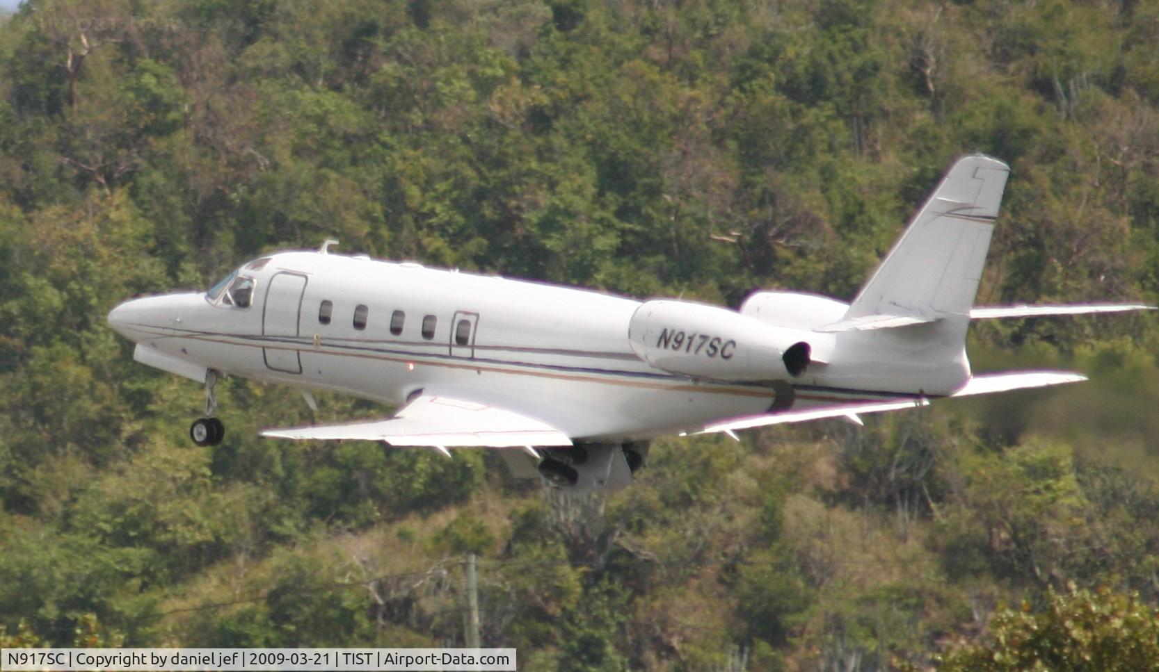 N917SC, 1987 Israel Aircraft Industries IAI-1125 Westwind Astra C/N 020, rotating out of tist