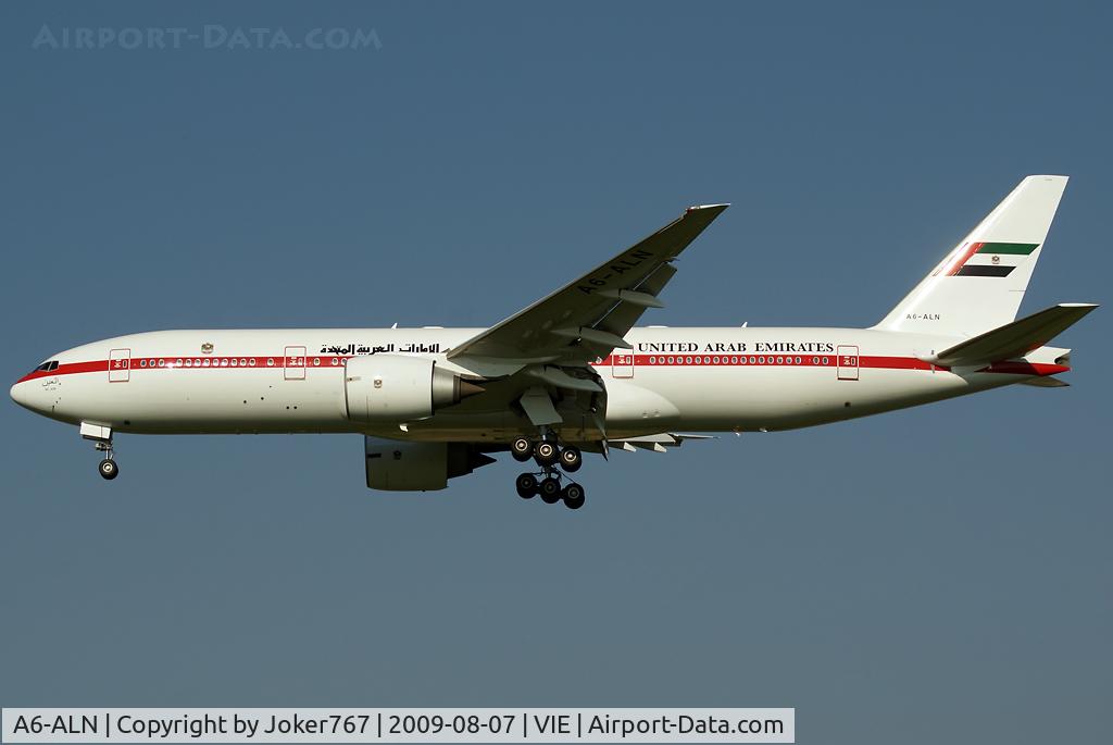 A6-ALN, 1999 Boeing 777-2AN/ER C/N 29953, United Arab Emirates Boeing 777-2AN(ER)