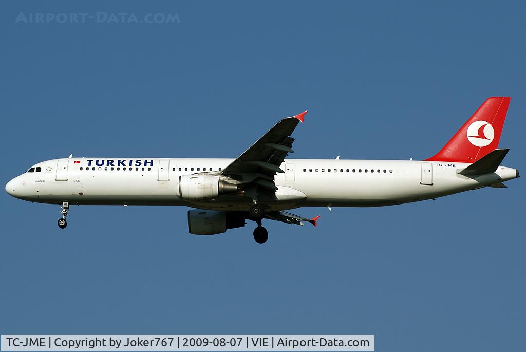 TC-JME, 2000 Airbus A321-211 C/N 1219, Turkish Airlines Airbus A321-211