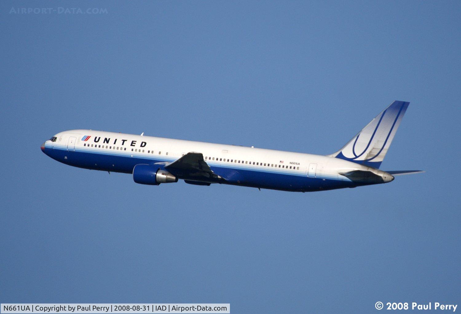 N661UA, 1993 Boeing 767-322 C/N 27158, Another of their 767 birds