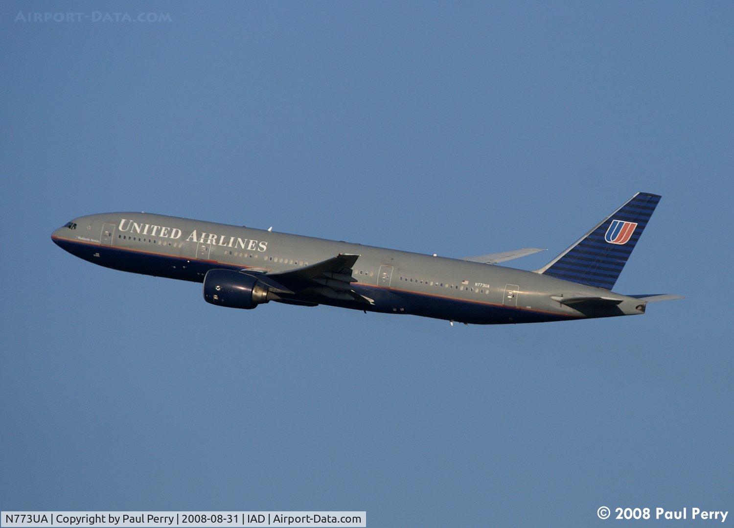 N773UA, 1995 Boeing 777-222 C/N 26929, Another Triple-Seven