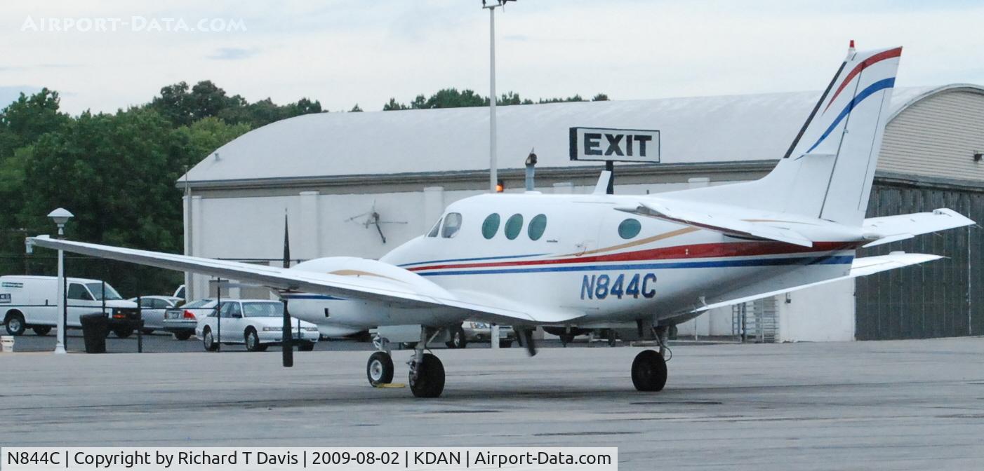 N844C, 1979 Beech C90 King Air C/N LJ-866, 1979 Beech C90 in Danville Va.