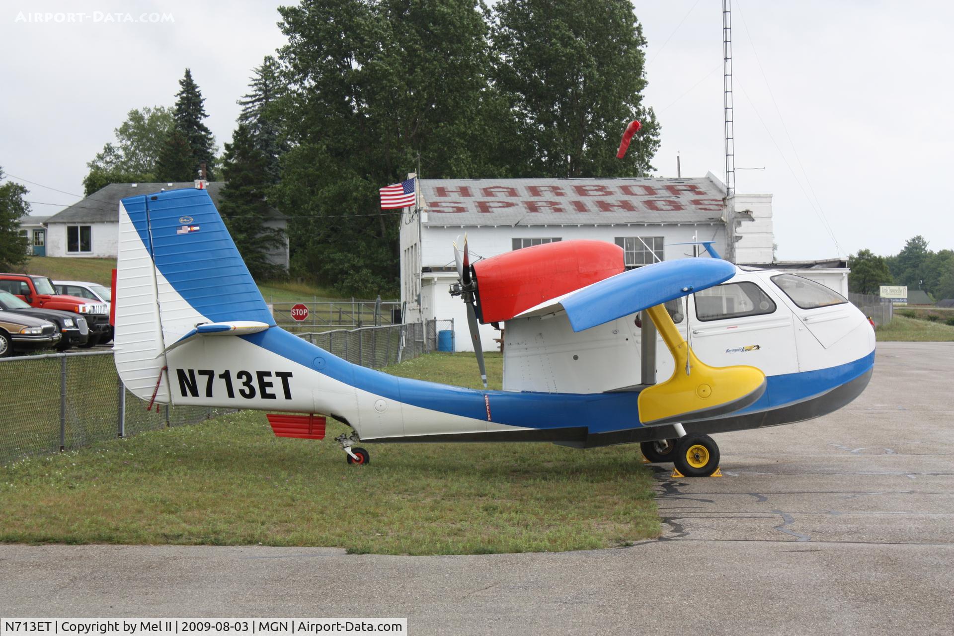 N713ET, 1947 Republic RC-3 Seabee C/N 765, Parked
