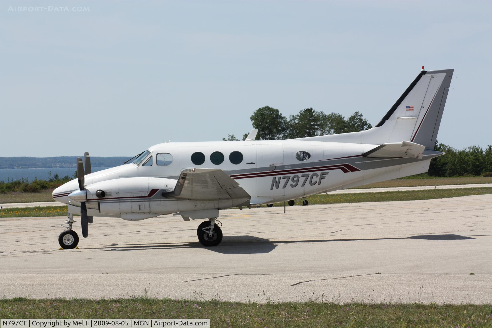 N797CF, 1978 Beech C90 King Air C/N LJ-797, Parked