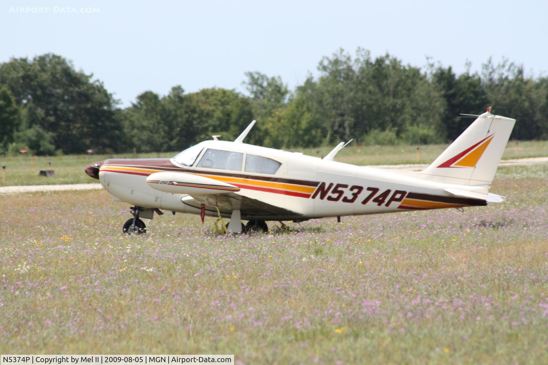 N5374P, 1958 Piper PA-24-250 Comanche C/N 24-424, Parked