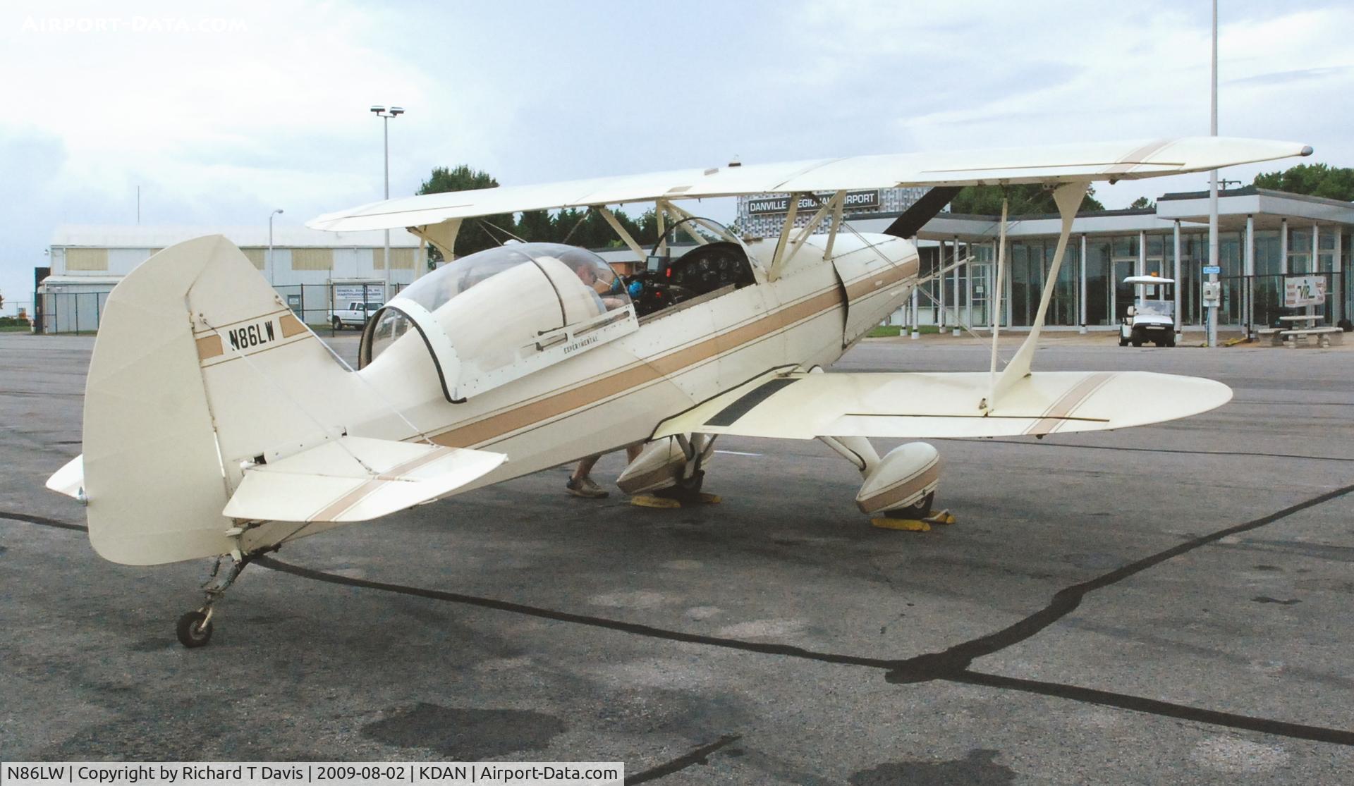 N86LW, Stolp SA-750 Acroduster Too C/N LRW-2, ACRODUSTER LRW-2 in Danville Va.