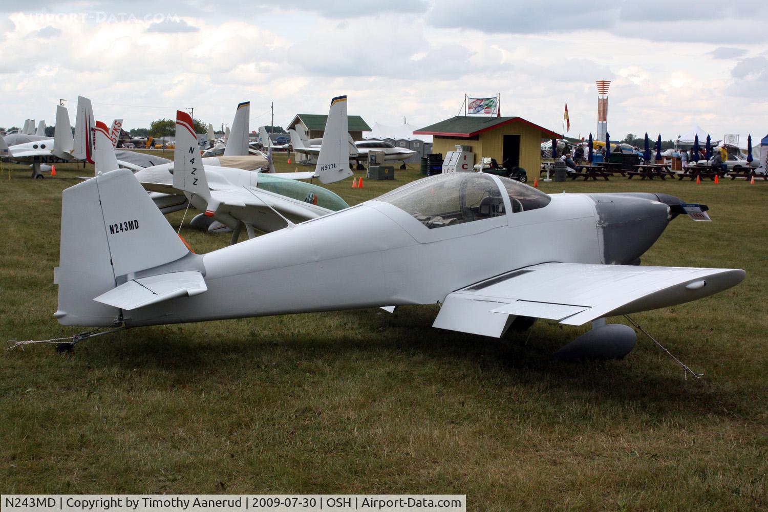 N243MD, 1997 Vans RV-6 C/N 20665, 1997 VANS RV-6, c/n: 20665