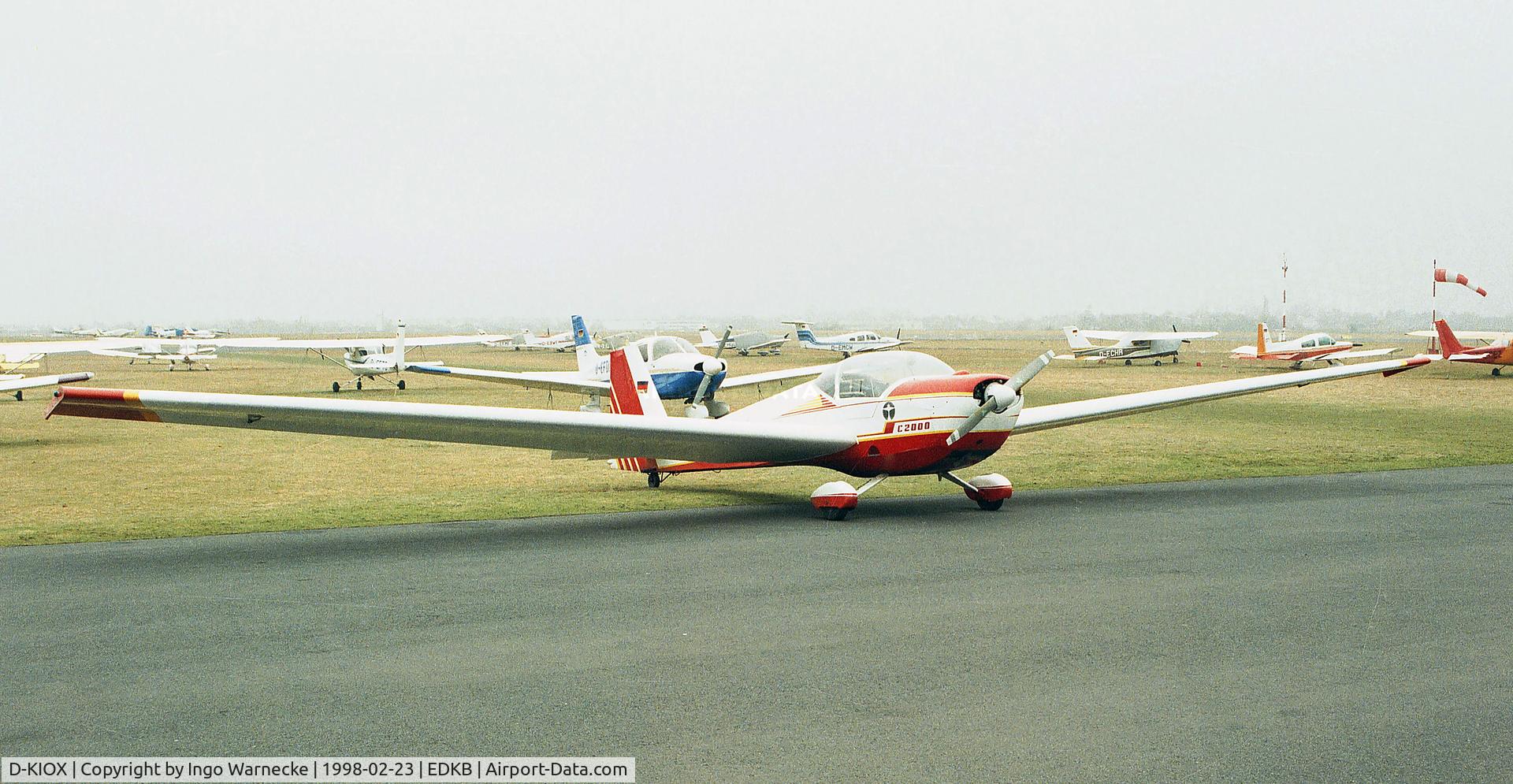 D-KIOX, Scheibe SF-25C Falke C/N 44507, Scheibe SF-25C Falke 2000 at Bonn-Hangelar airfield