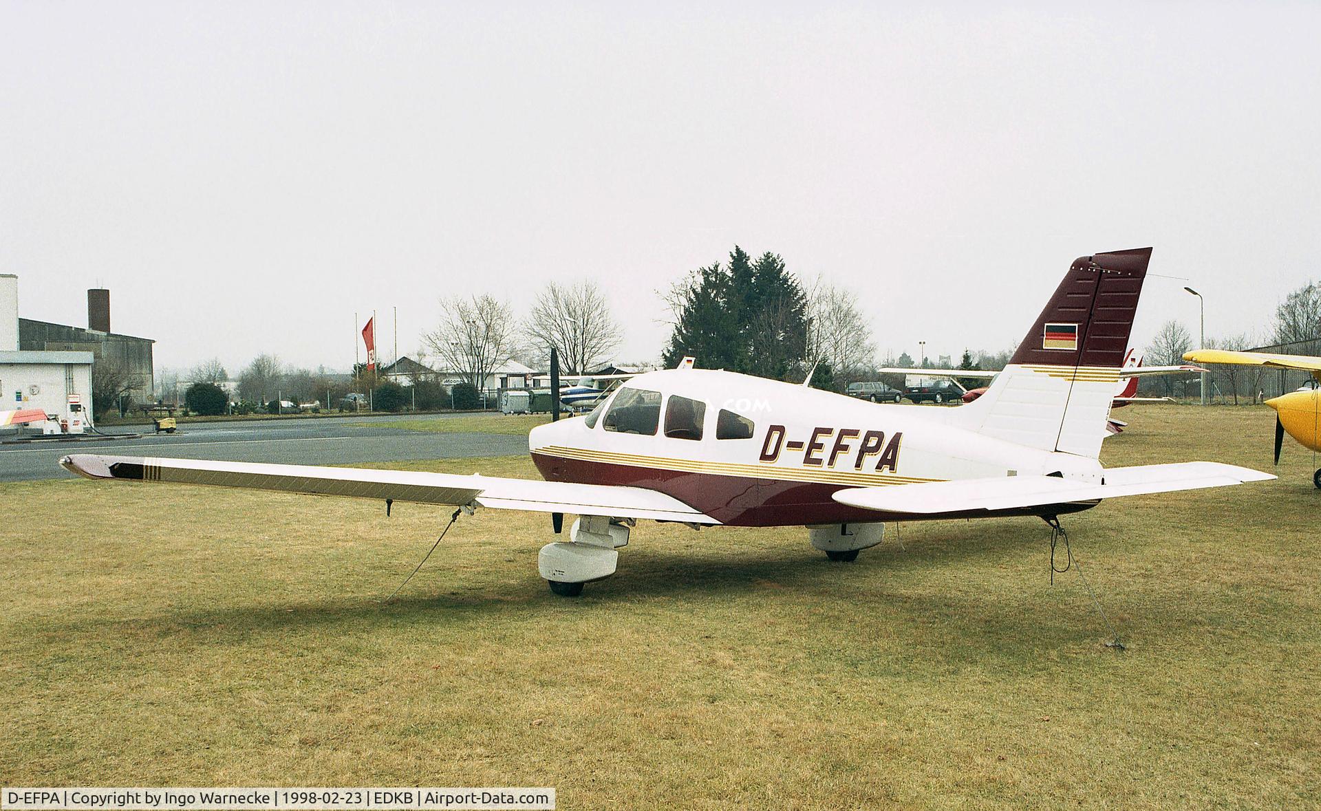 D-EFPA, 1978 Piper PA-28-181 C/N 28-90077, Piper PA-28-181 Archer II at Bonn-Hangelar airfield