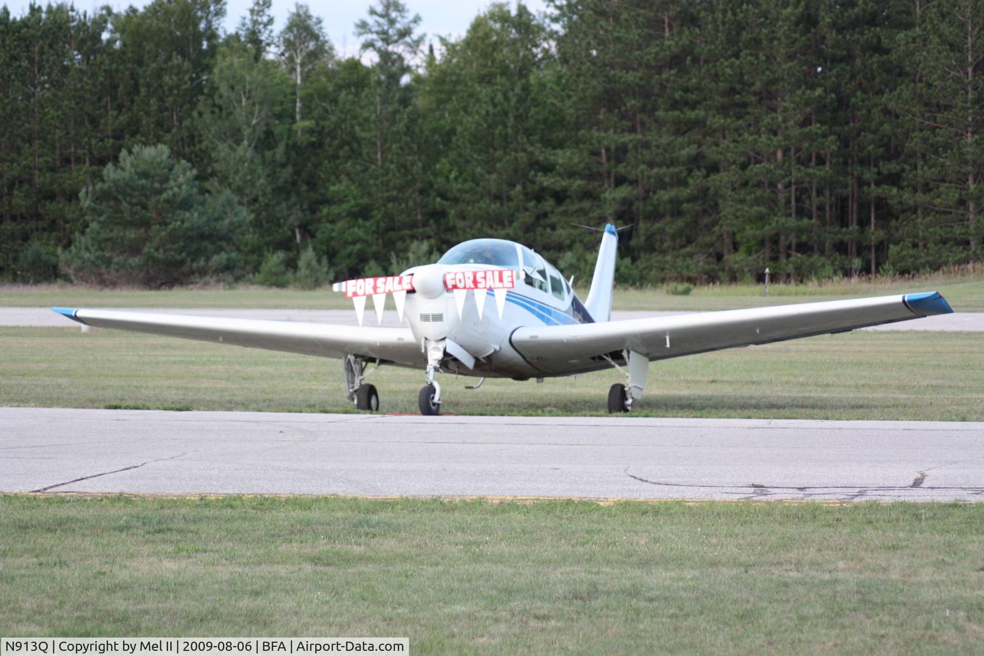 N913Q, 1962 Beech 35-A33 Debonair C/N CD-378, Parked
