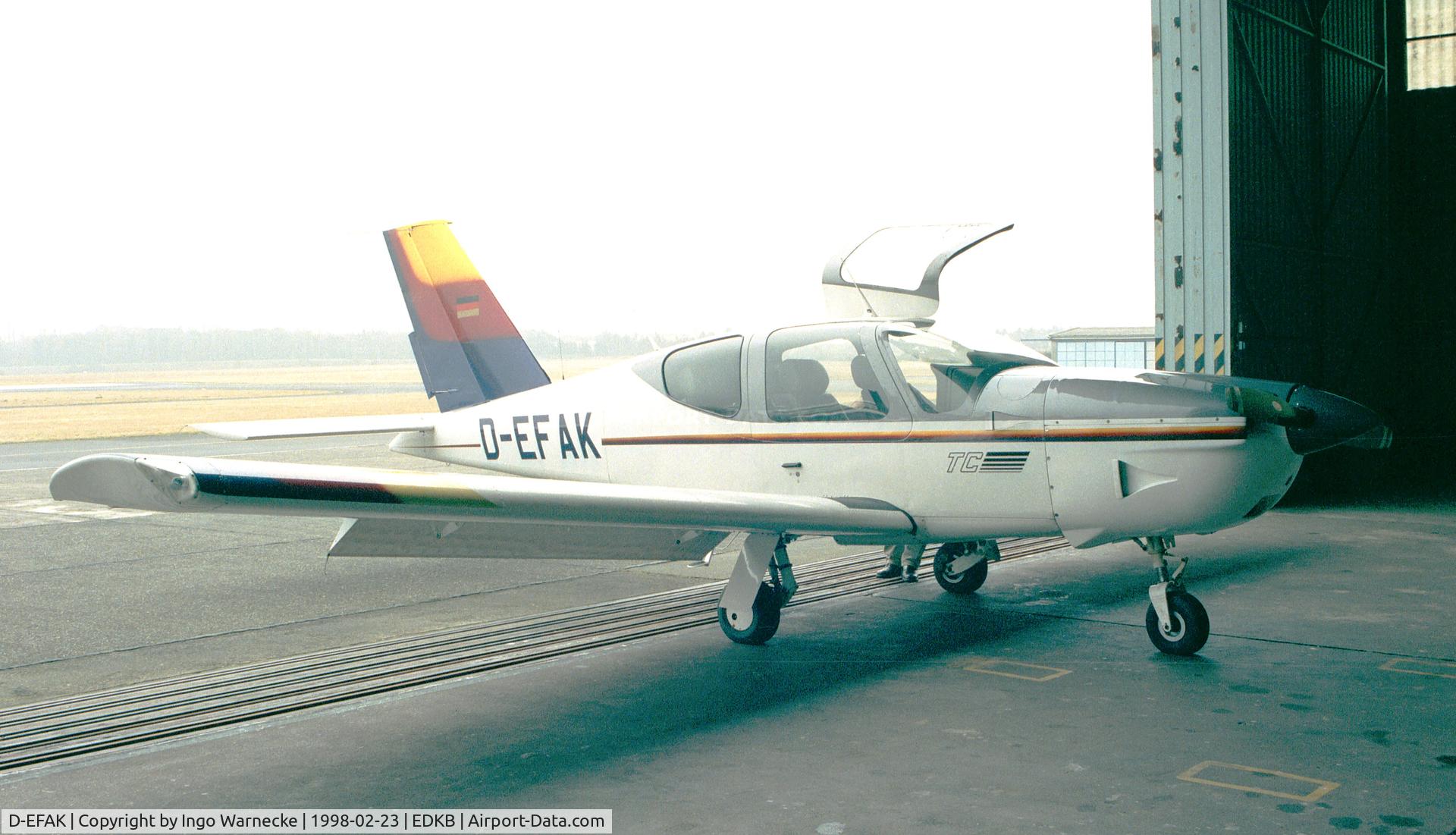 D-EFAK, 1986 Socata TB-21 TC Trinidad C/N 710, SOCATA TB-21 Trinidad TC at Bonn-Hangelar airfield