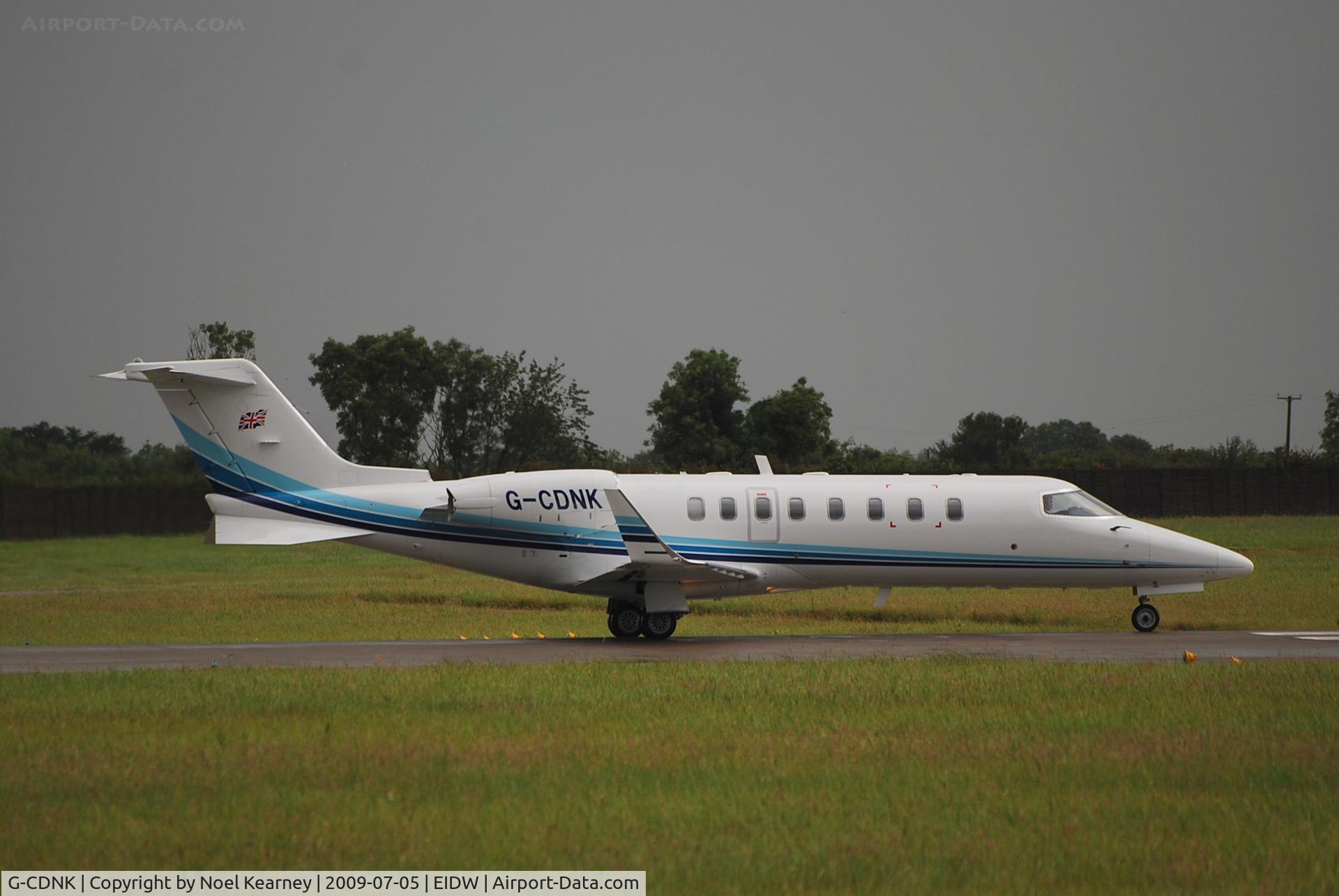 G-CDNK, 2005 Learjet 45 C/N 45-280, Departing off Rwy 10