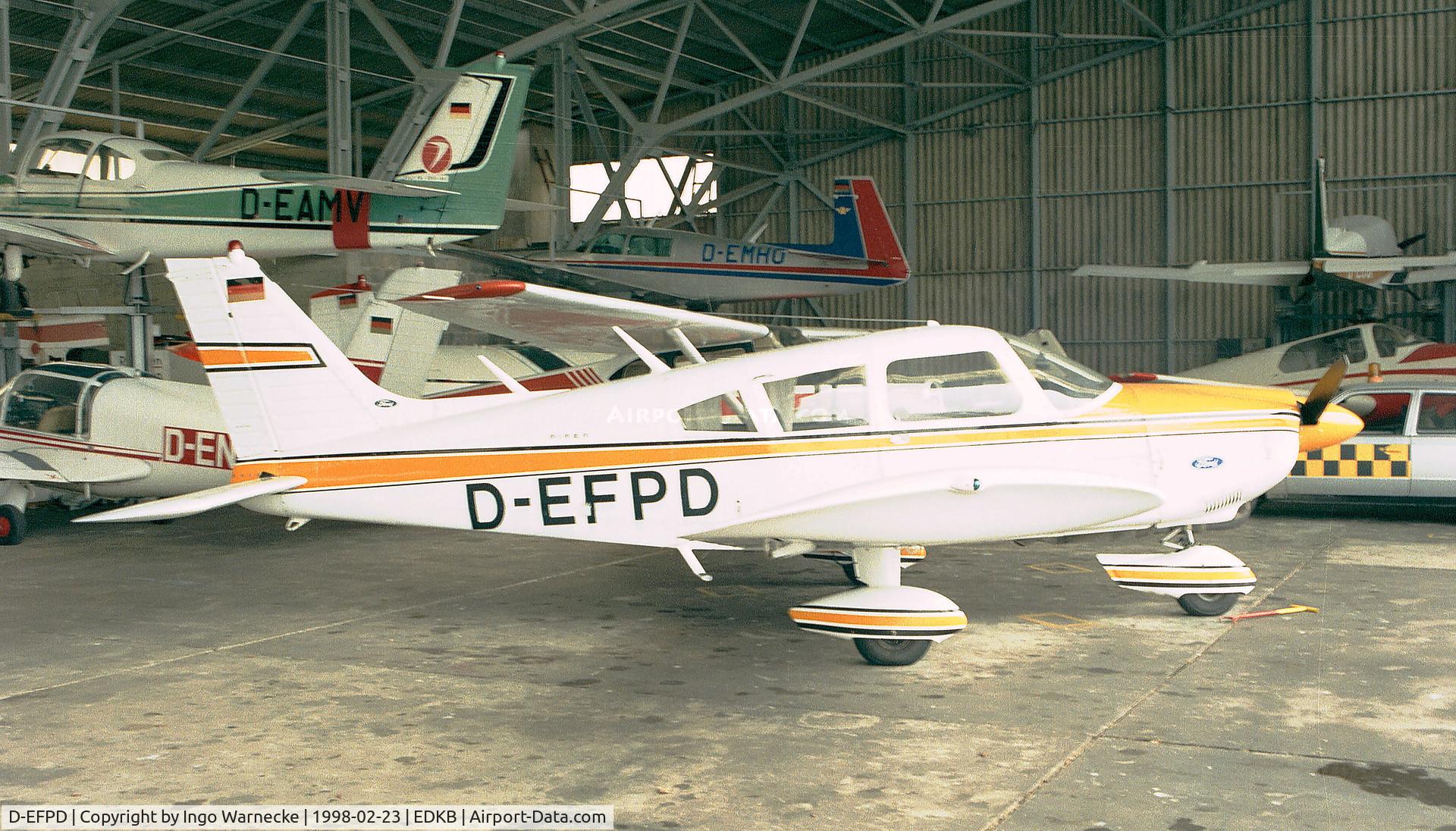 D-EFPD, 1973 Piper PA-28-180 Challenger C/N 28-7305121, Piper PA-28-180 Cherokee Challenger at Bonn-Hangelar airfield