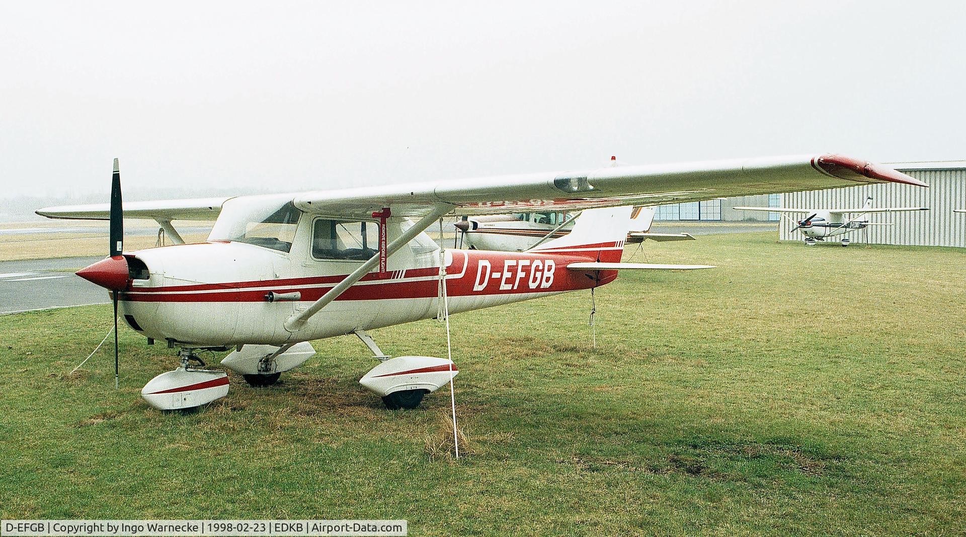 D-EFGB, Reims F150H C/N F15000248, Cessna (Reims) F150H at Bonn-Hangelar airfield