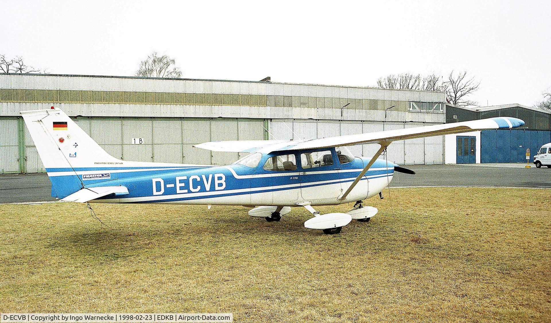 D-ECVB, Reims F172M Skyhawk Skyhawk C/N 0937, Cessna (Reims) F172M at Bonn-Hangelar airfield