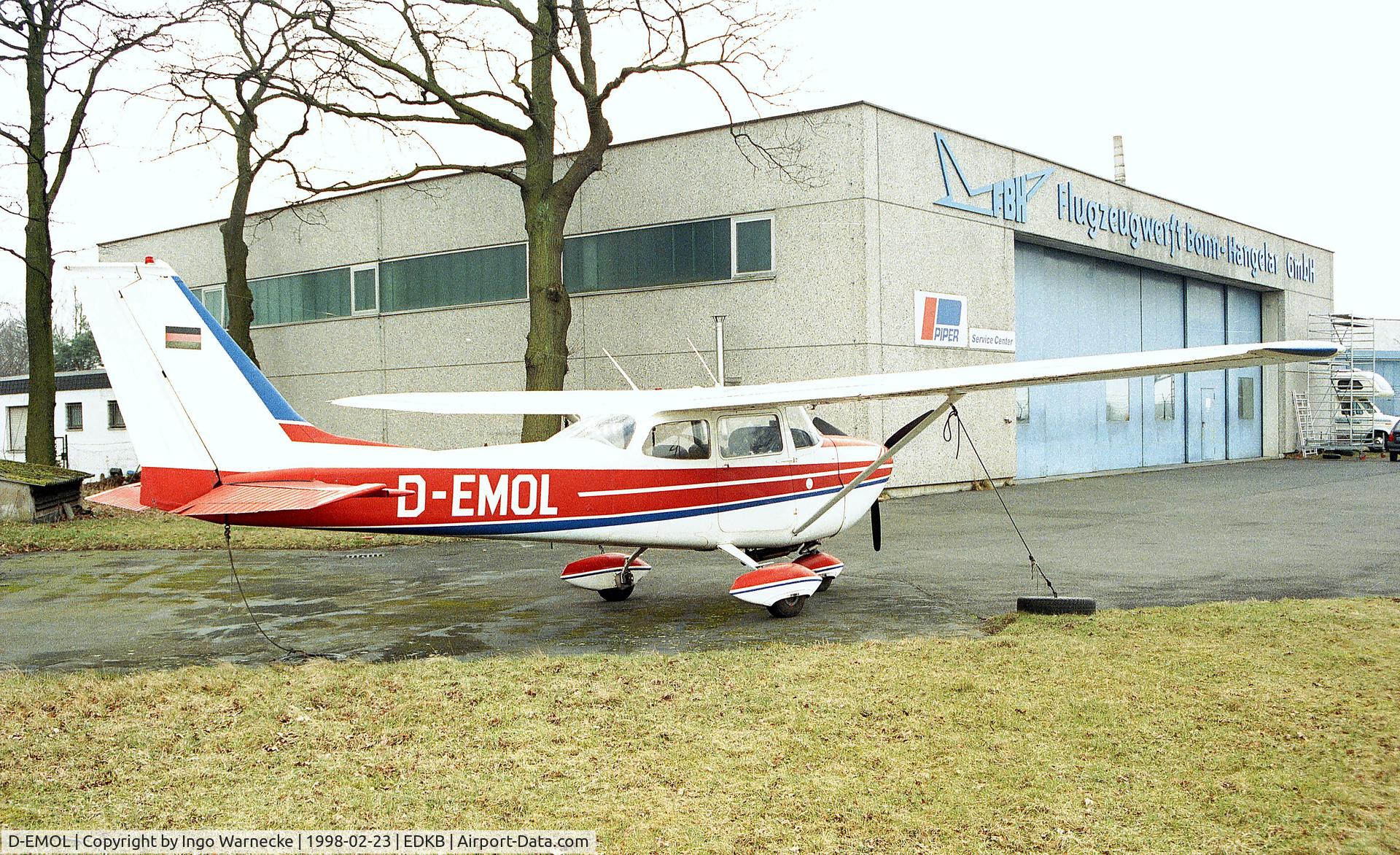 D-EMOL, Reims FR172F Reims Rocket C/N 0079, Cessna (Reims) FR172F Rocket at Bonn-Hangelar airfield