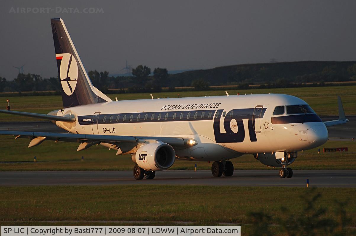 SP-LIC, 2006 Embraer 175LR (ERJ-170-200LR) C/N 17000134, Nice Embraer at the last sunlight