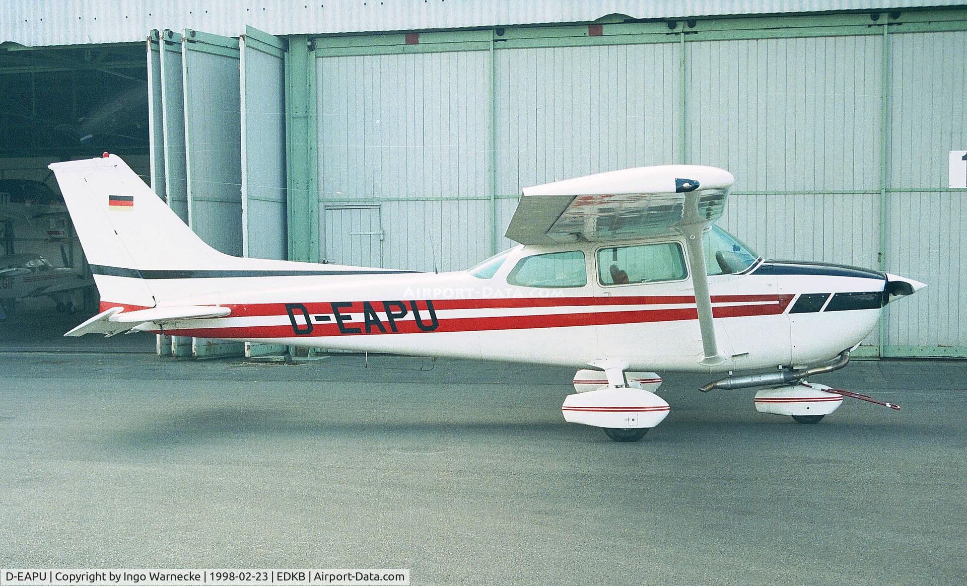D-EAPU, 1979 Cessna 172N Skyhawk C/N 17272551, Cessna 172N Skyhawk at Bonn-Hangelar airfield