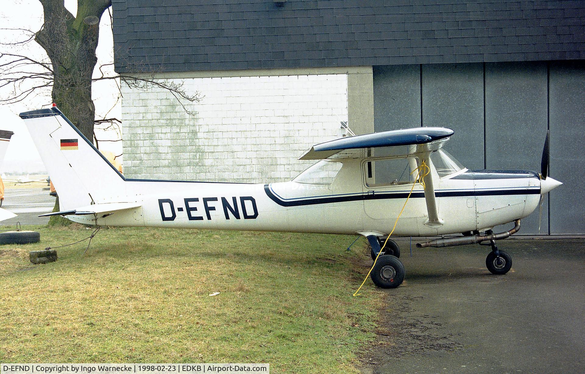 D-EFND, Reims F152 C/N 1659, Cessna (Reims) F152 at Bonn-Hangelar airfield