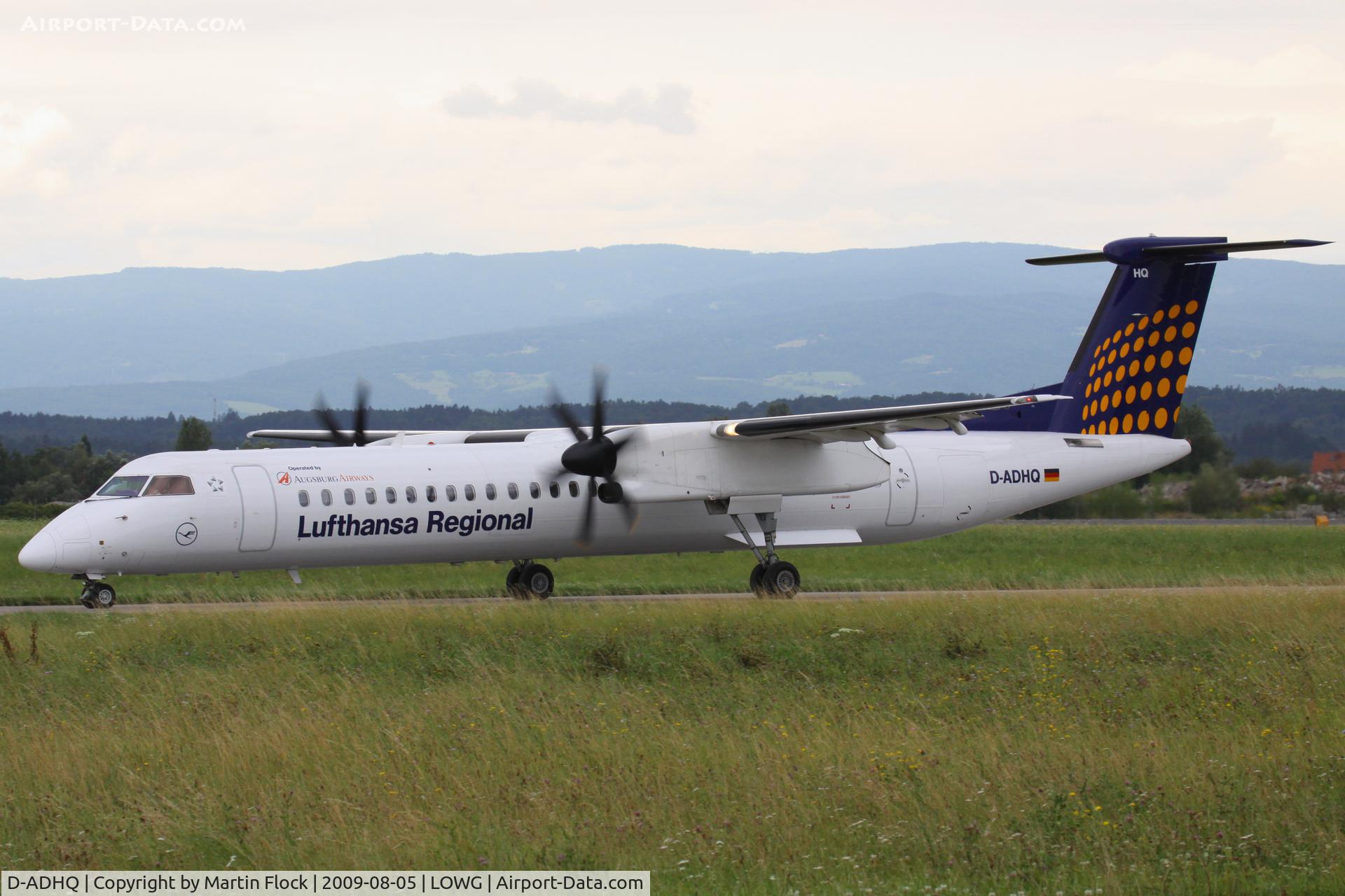 D-ADHQ, 2000 De Havilland Canada DHC-8-402 Dash 8 C/N 4016, .