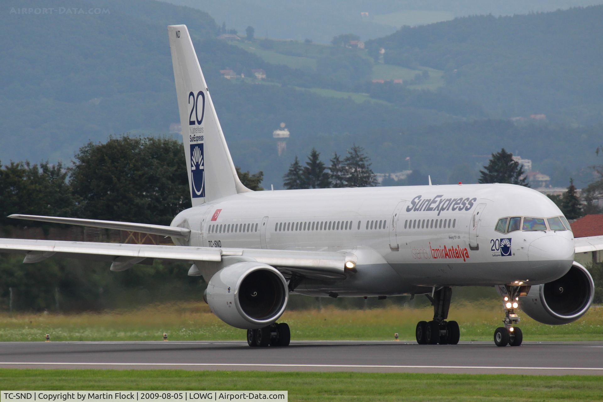 TC-SND, 1993 Boeing 757-2Q8 C/N 26268, .