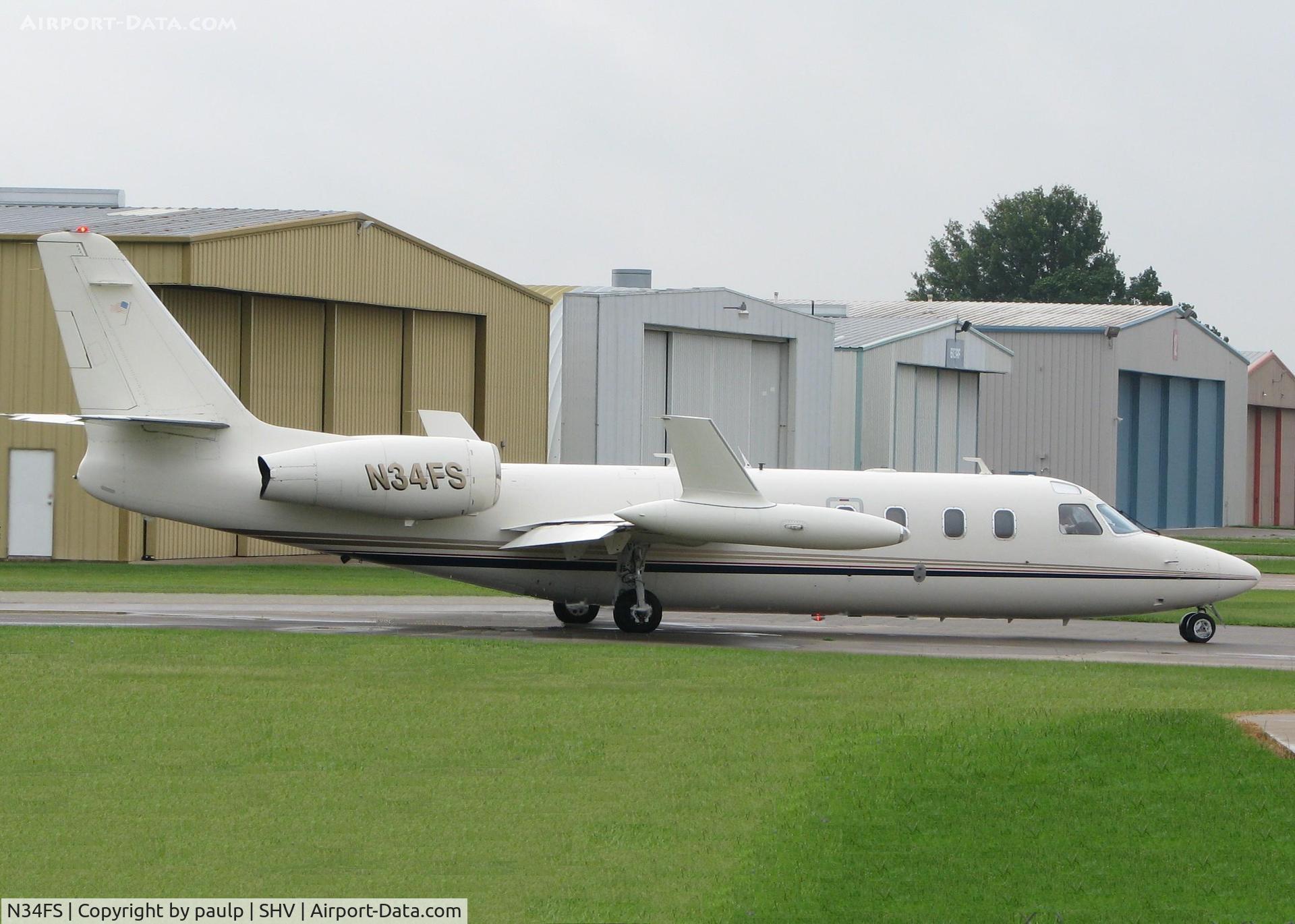 N34FS, 1984 Israel Aircraft Industries 1124A C/N 417, At Shreveport Regional.