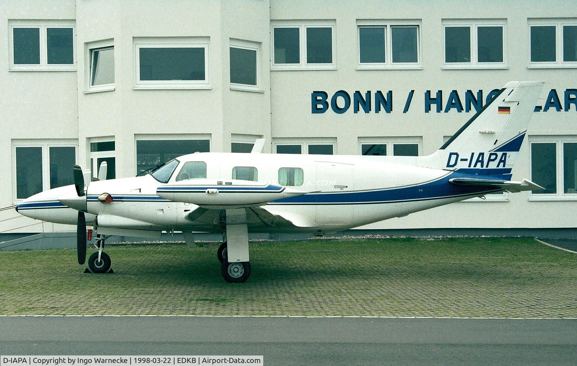 D-IAPA, Piper PA-31T1 Cheyenne I C/N 31T-8104032, Piper PA-31T1 Cheyenne I at Bonn-Hangelar airfield